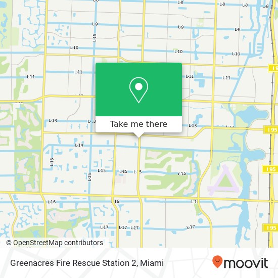 Mapa de Greenacres Fire Rescue Station 2