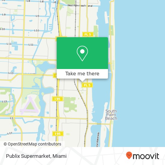 Publix Supermarket map