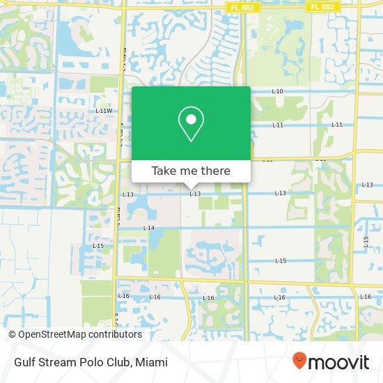 Mapa de Gulf Stream Polo Club