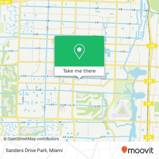Sanders Drive Park map