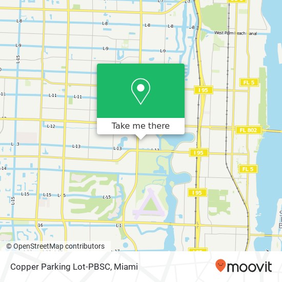 Copper Parking Lot-PBSC map