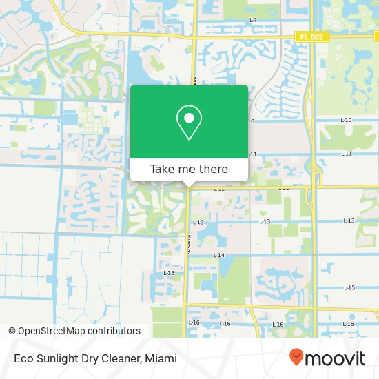 Eco Sunlight Dry Cleaner map
