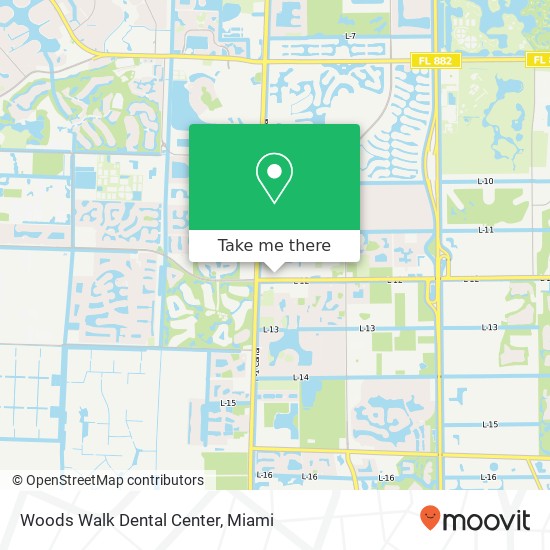 Woods Walk Dental Center map