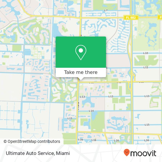 Mapa de Ultimate Auto Service