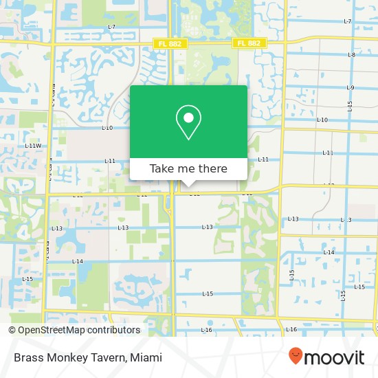 Brass Monkey Tavern map