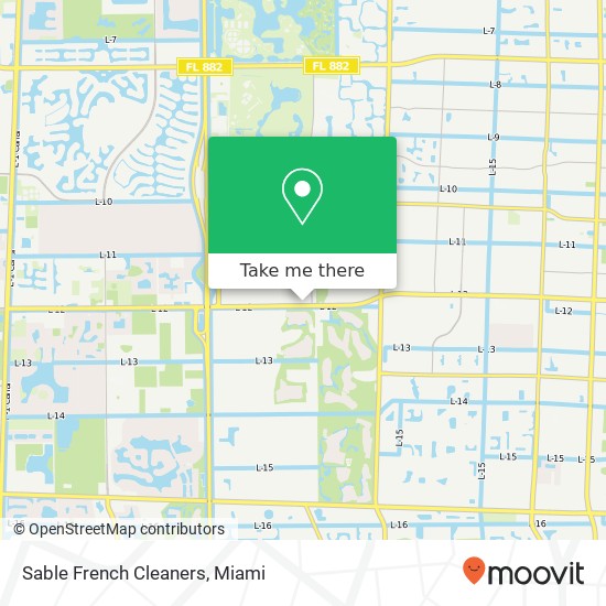 Sable French Cleaners map