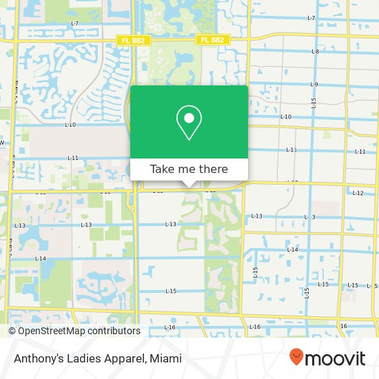 Mapa de Anthony's Ladies Apparel