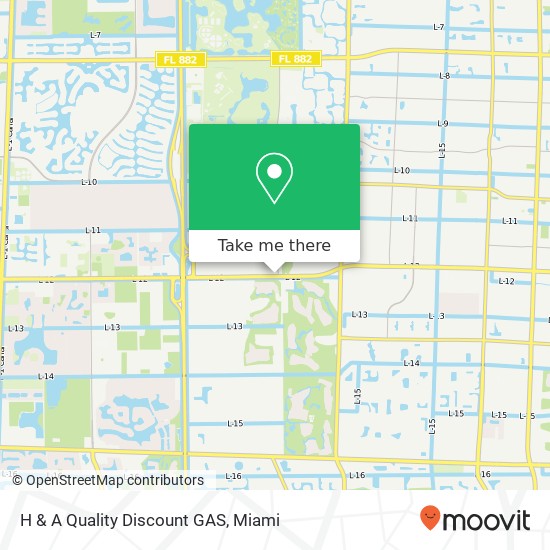 H & A Quality Discount GAS map