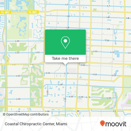 Coastal Chiropractic Center map