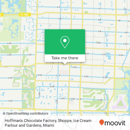 Hoffman's Chocolate Factory, Shoppe, Ice Cream Parlour and Gardens map