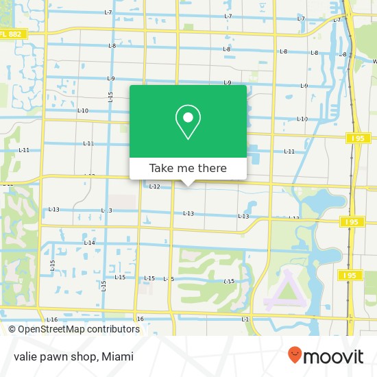 valie pawn shop map