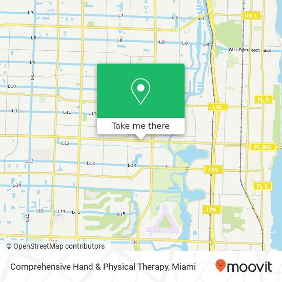 Mapa de Comprehensive Hand & Physical Therapy