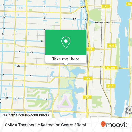 Mapa de CMMA Therapeutic Recreation Center