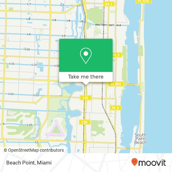 Beach Point map