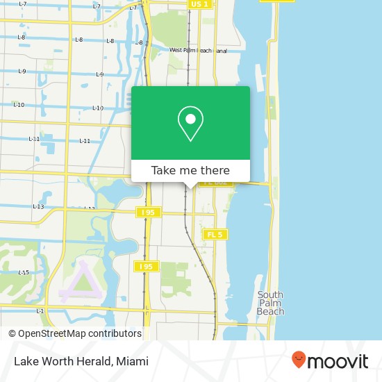 Lake Worth Herald map