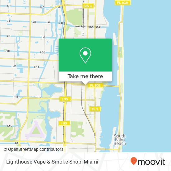 Lighthouse Vape & Smoke Shop map