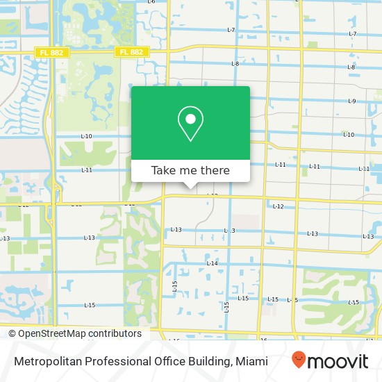 Metropolitan Professional Office Building map