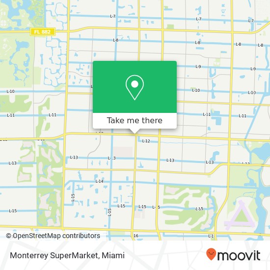 Mapa de Monterrey SuperMarket