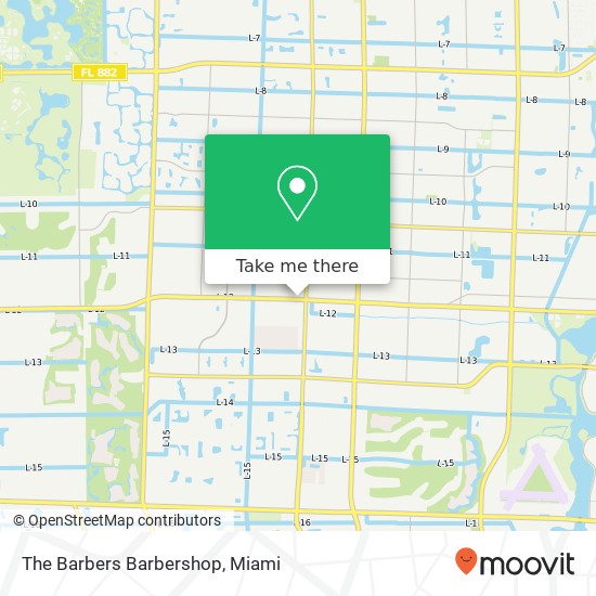 The Barbers Barbershop map