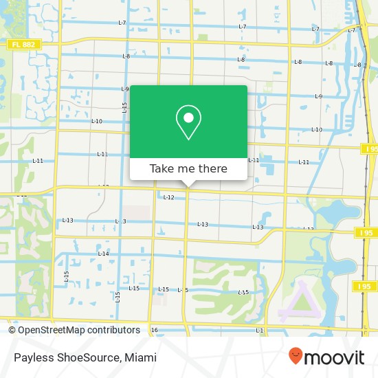 Mapa de Payless ShoeSource