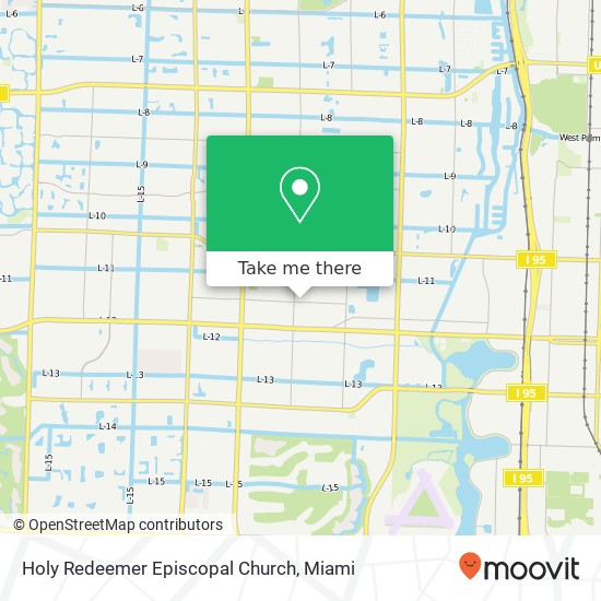 Holy Redeemer Episcopal Church map