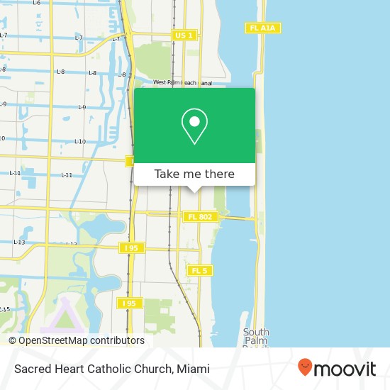 Sacred Heart Catholic Church map