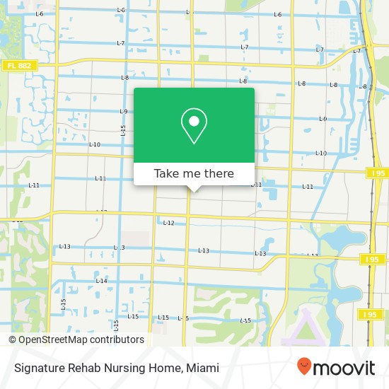 Mapa de Signature Rehab Nursing Home