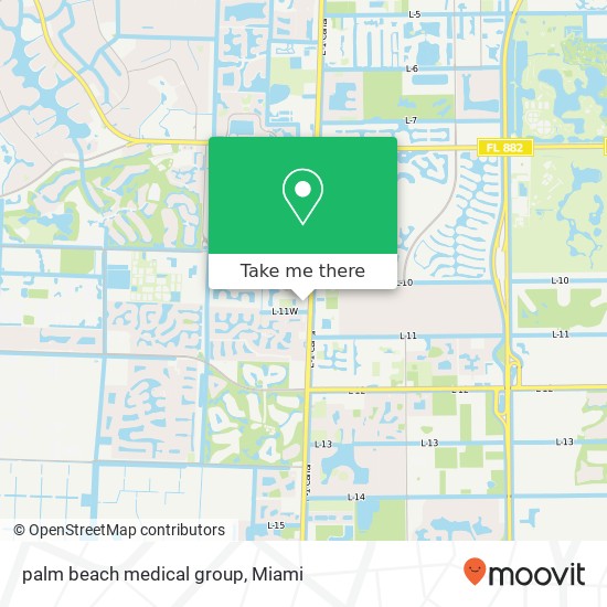 palm beach medical group map