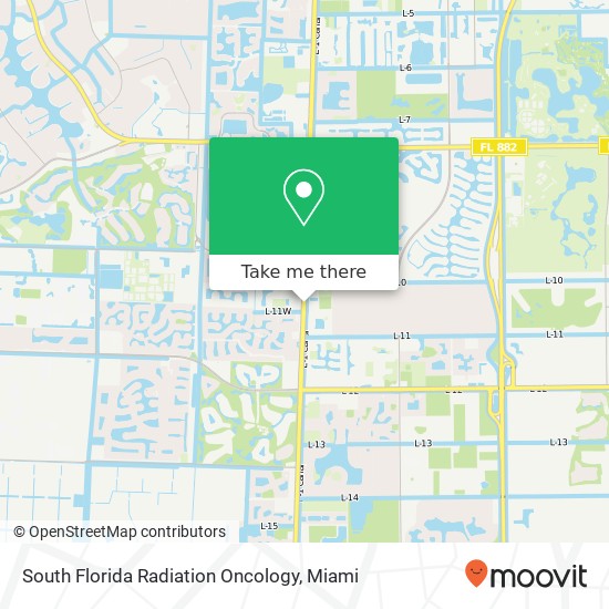 South Florida Radiation Oncology map