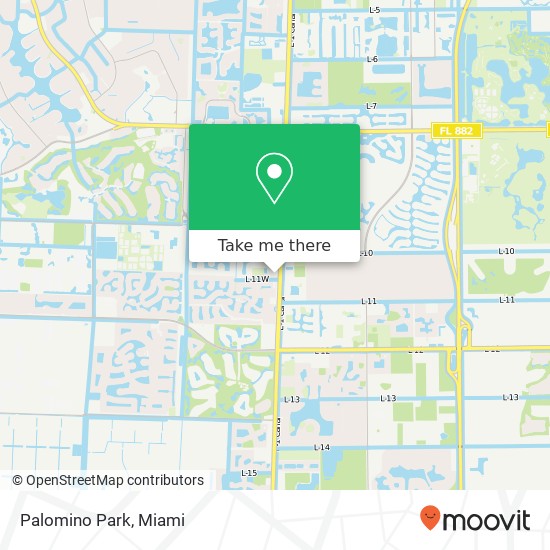 Palomino Park map