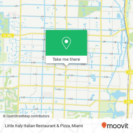 Little Italy Italian Restaurant & Pizza map