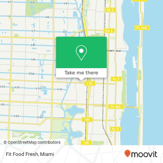 Mapa de Fit Food Fresh