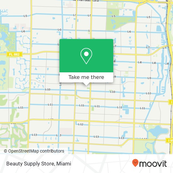 Beauty Supply Store map