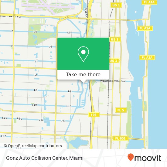 Gonz Auto Collision Center map