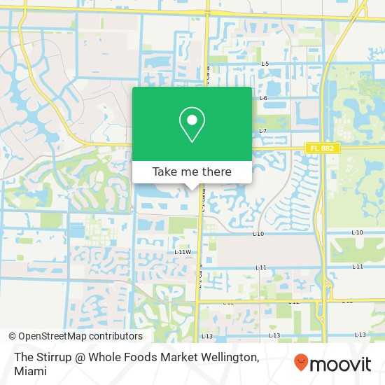 The Stirrup @ Whole Foods Market Wellington map