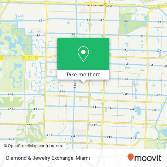 Mapa de Diamond & Jewelry Exchange
