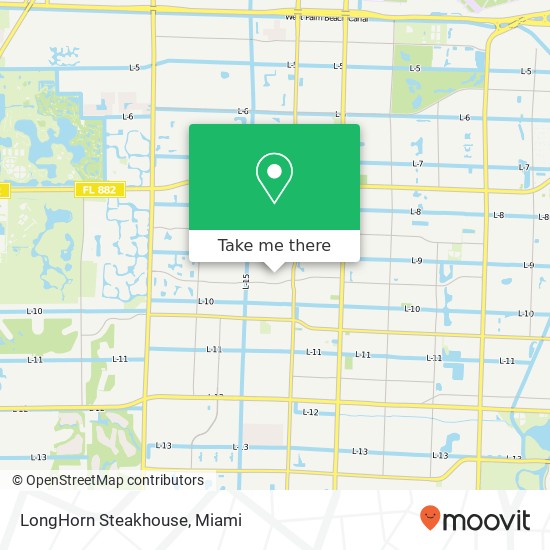 LongHorn Steakhouse map