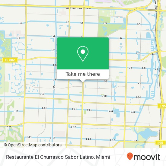 Restaurante El Churrasco Sabor Latino map