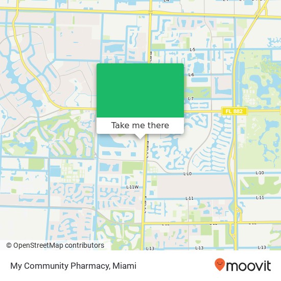 My Community Pharmacy map