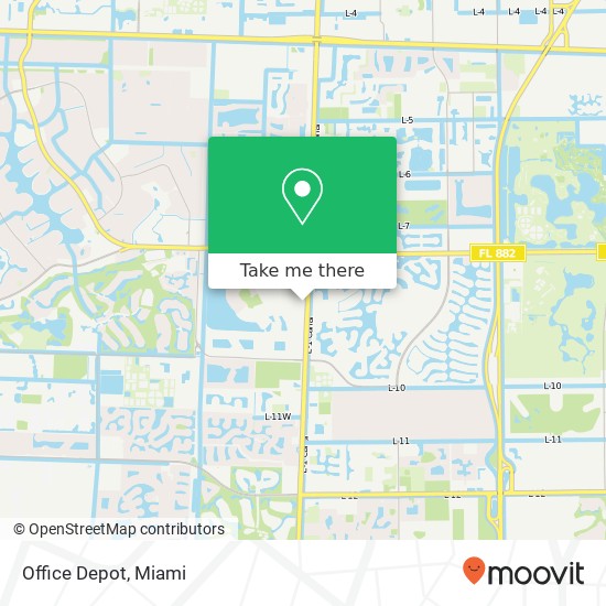 Office Depot map