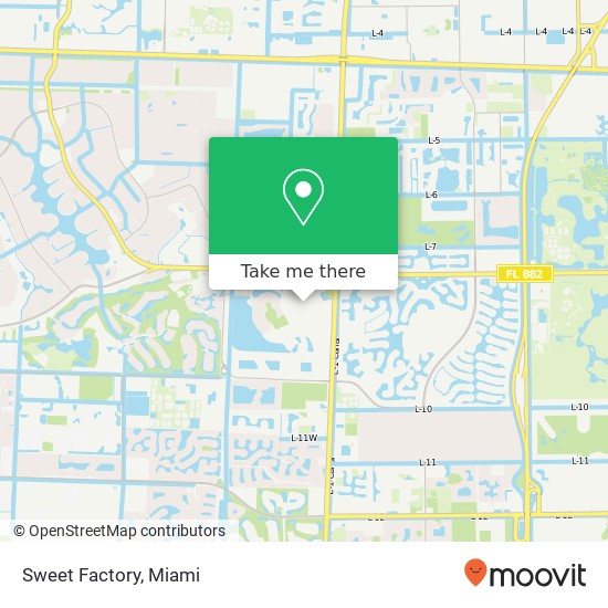 Mapa de Sweet Factory