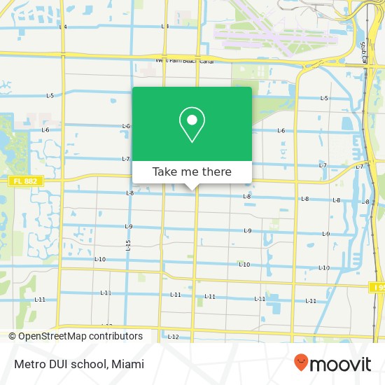 Mapa de Metro DUI school