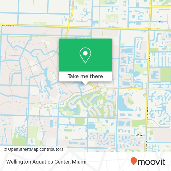 Mapa de Wellington Aquatics Center