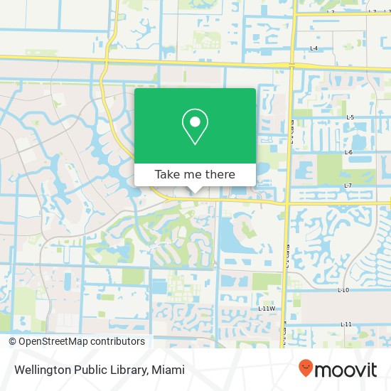 Wellington Public Library map