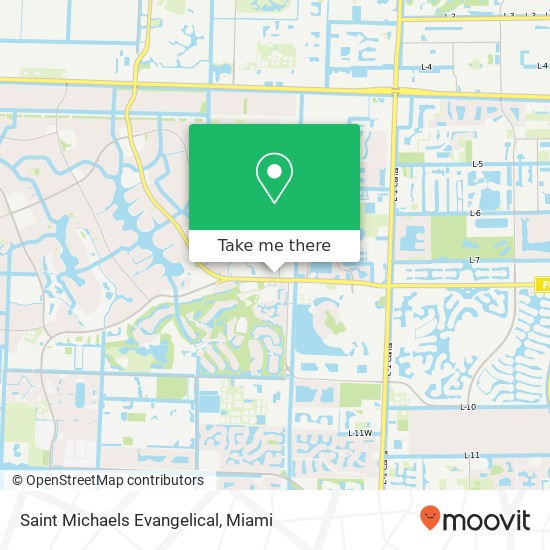 Saint Michaels Evangelical map