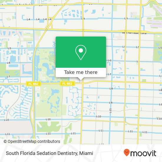 South Florida Sedation Dentistry map