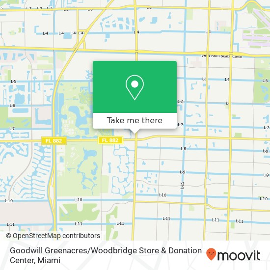 Mapa de Goodwill Greenacres / Woodbridge Store & Donation Center