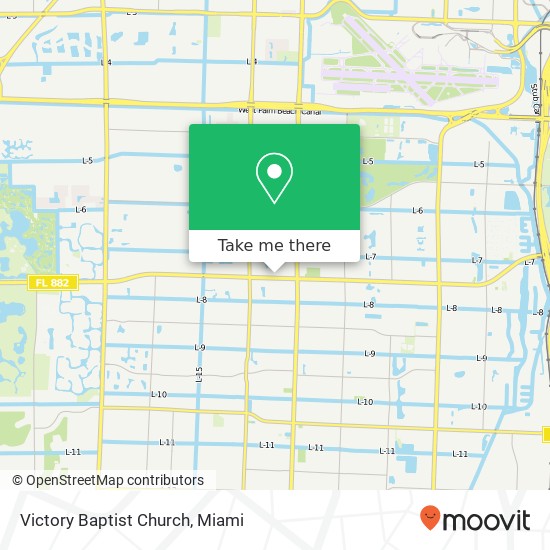 Victory Baptist Church map