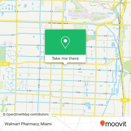 Mapa de Walmart Pharmacy