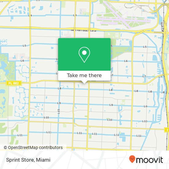 Sprint Store map